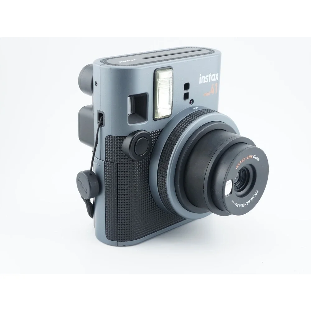Fujifilm Instax Mini 41 Instant Camera 2025 Charcoal Gray Tested Working
